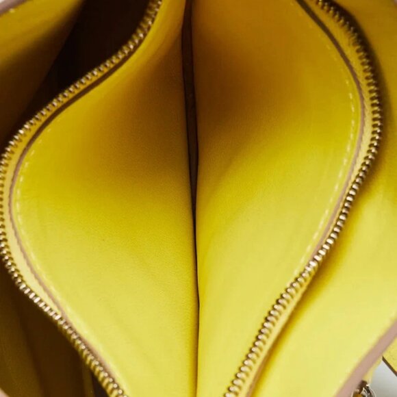 Hermes Lime Evercolor Leather Palladium Plated Trim Duo 24 Bag - Picture 8 of 12